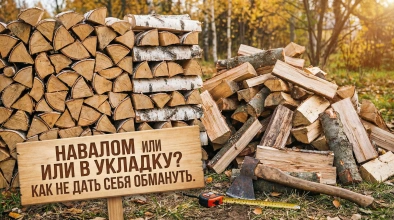 Как измерить объем дров в машине